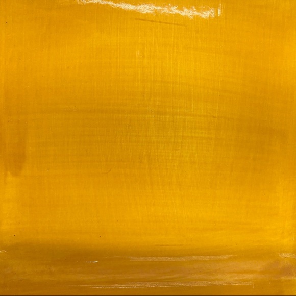 Pier 1 Imports Square 11” Dinner Plate Mustard - Picture 4 of 7